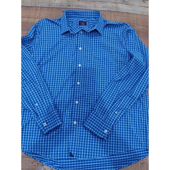 UNTUCKit Other - Men's Untuckit XL Blue Plaid Long Sleeve Button up 2487